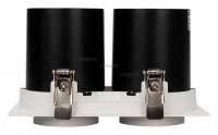 Встраиваемый светильник на штанге Arlight LGD-PULL-S100x200-2x10W Warm3000 (WH, 20 deg) 026194