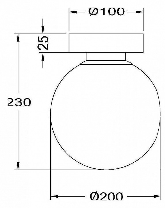 Накладной светильник Maytoni Basic form MOD321WL-01B1