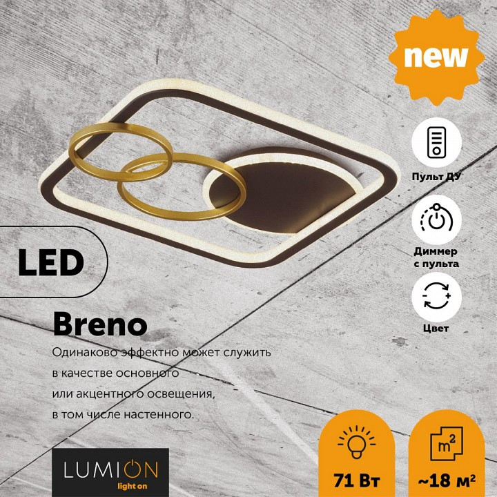 Накладной светильник Lumion Breno 5246/71CL