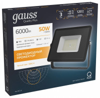 Настенно-потолочный прожектор Gauss Qplus 613511150