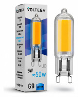 Лампа светодиодная Voltega Capsule G9 5Вт 4000K VG9-K1G9cold5W