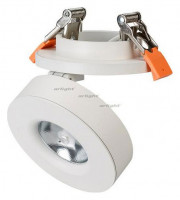Встраиваемый светильник на штанге Arlight LGD-MONA-BUILT-R100-12W Day4000 (WH, 24 deg) 025449