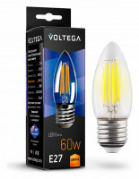 Лампа светодиодная Voltega Candle E27 6Вт 2800K VG10-C1E27warm6W-F