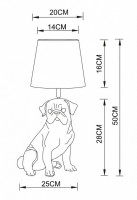 Настольная лампа декоративная Arte Lamp Bobby A1512LT-1BK