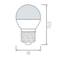 Лампа светодиодная Horoz Electric HL4380L E27 4Вт 4200K HRZ00000035