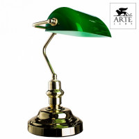 Настольная лампа офисная Arte Lamp Banker A2491LT-1GO