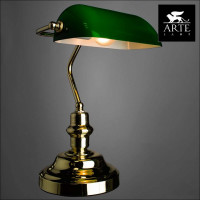 Настольная лампа офисная Arte Lamp Banker A2491LT-1GO