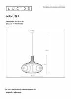 Подвесной светильник Lucide Manuela 78374/65/33