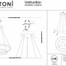 Подвесной светильник Maytoni Rim MOD058PL-L55BS3K