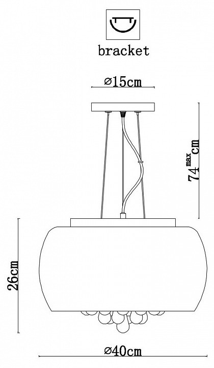 Подвесной светильник Arte Lamp Halo A7054SP-8CC