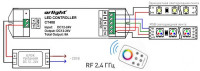 Контроллер-регулятор цвета RGBW Arlight CT408 (12-24V, 96-192W)