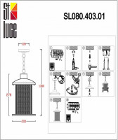 Подвесной светильник ST-Luce Lastero SL080.403.01