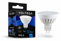 Лампа светодиодная Voltega Ceramics GU5.3 10Вт 4000K VG1-S1GU5.3cold10W-C
